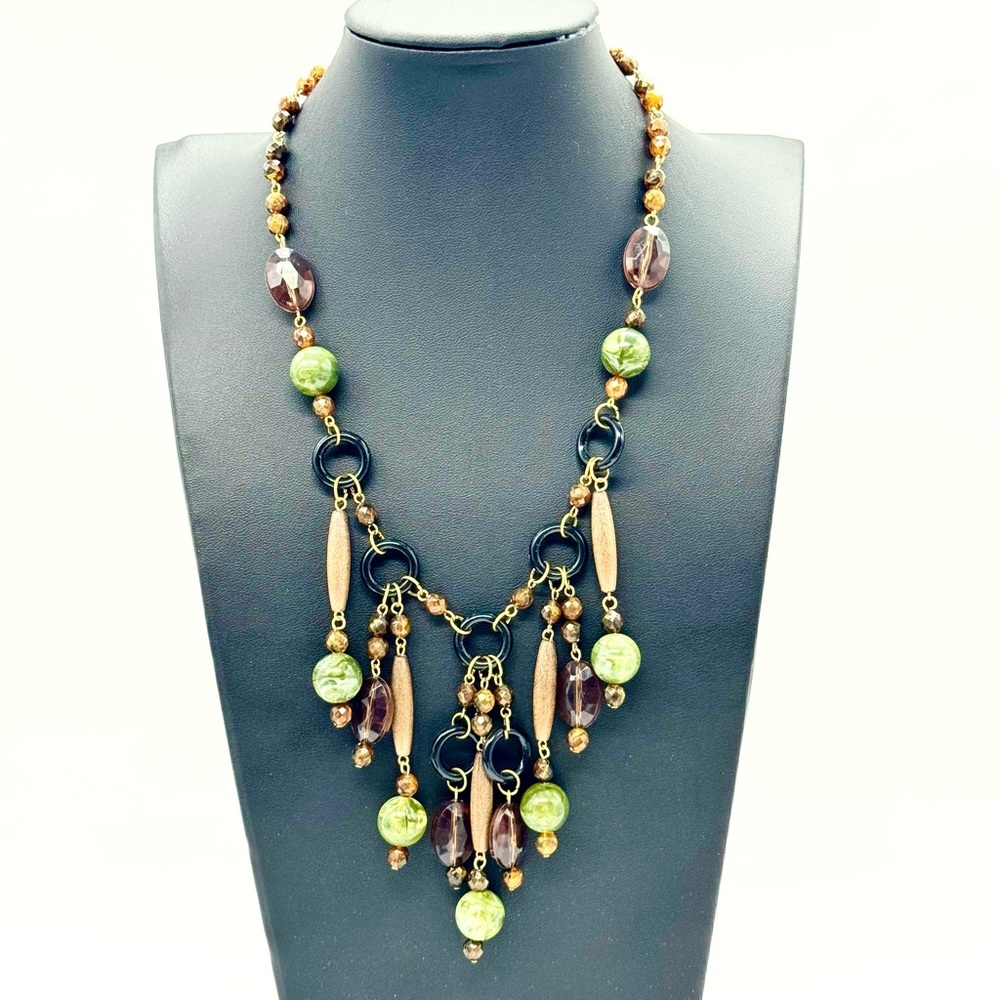 Rare Boho Vintage Joan Rivers Necklace New with Dust Bag